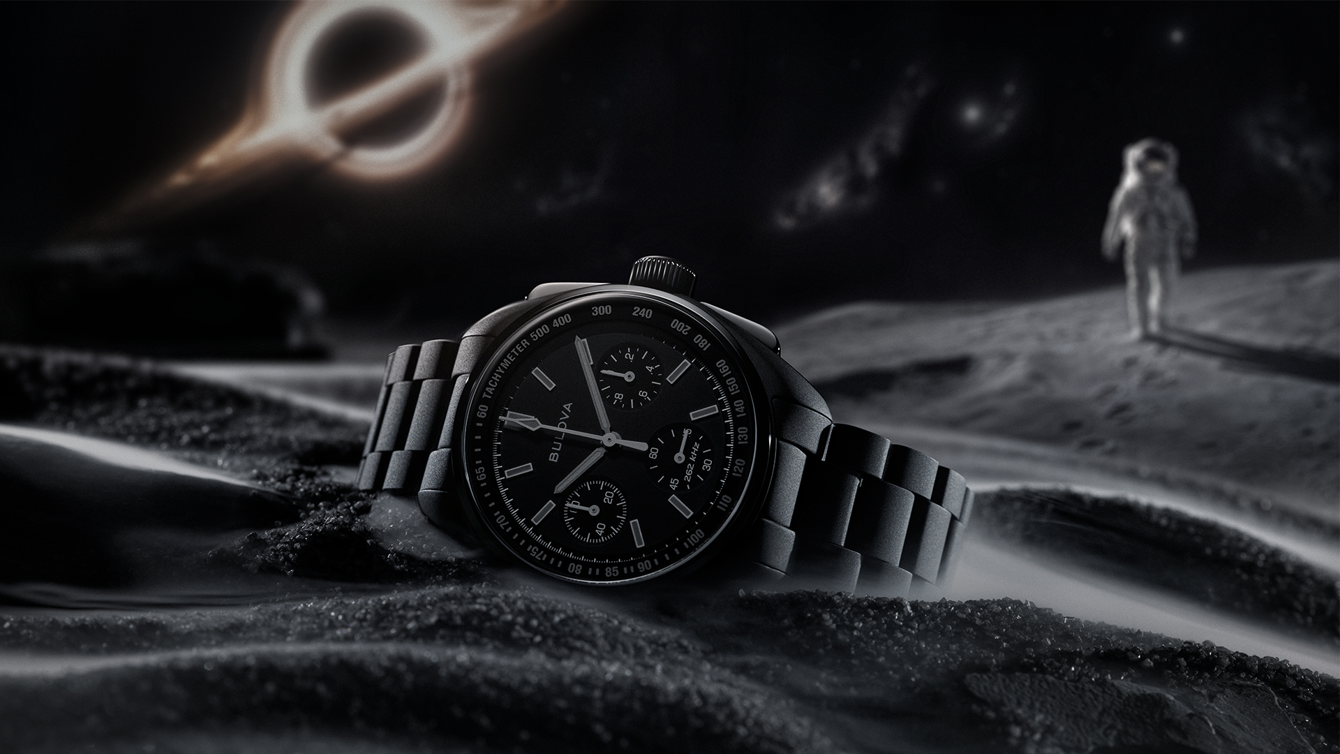 Bulova Black Hole Watch: Lunar Pilot Limited Edition - Men