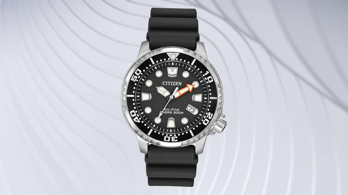 Citizen's 'Exceptionally Waterproof' Solar-Powered Dive Watch Is 40% Off in 4 Colors