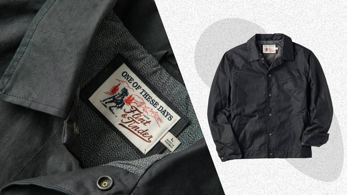 Huckberry Is Selling an Embroidered Version of This Bestselling Waxed Jacket for 55% Off