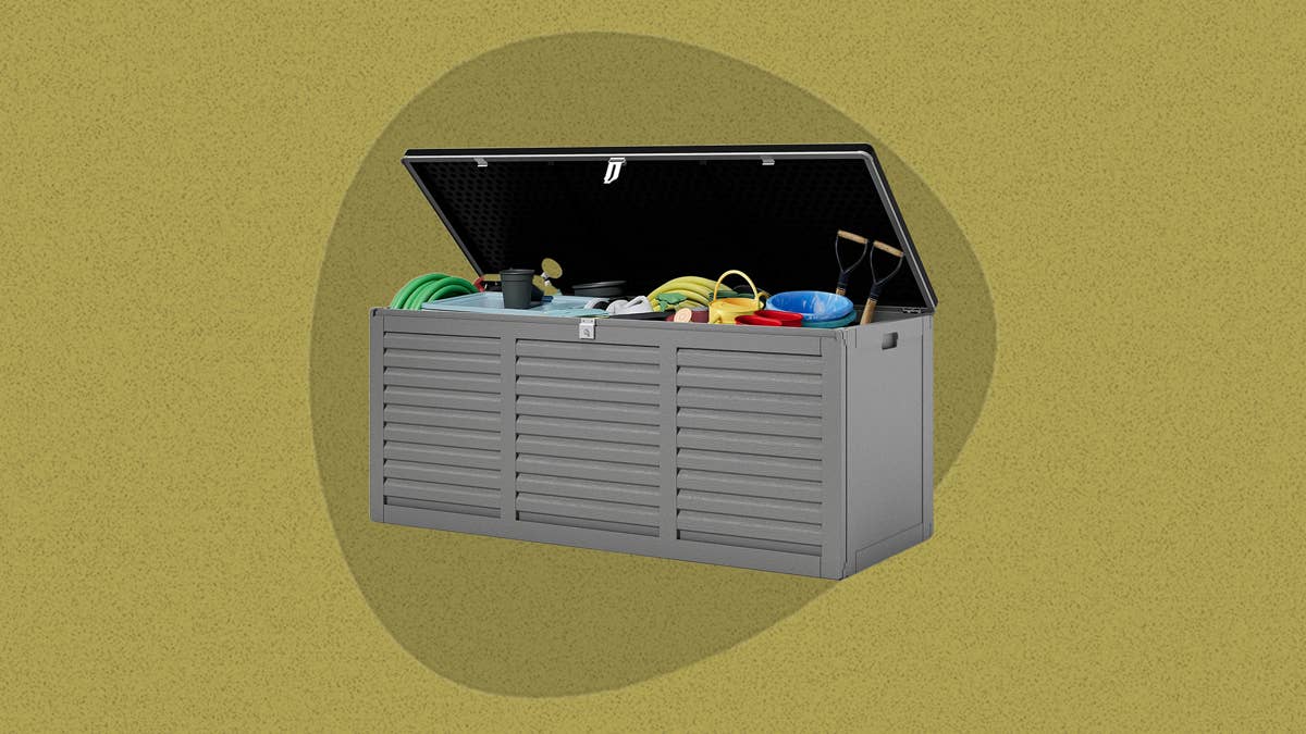 This 130-Gallon Deck Box Is a Walmart Bestseller, but It's 50% Off Right Now