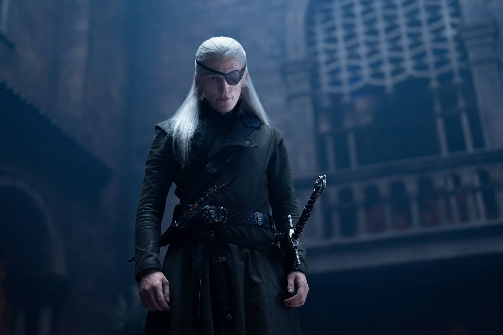 Ewan Mitchell as Aemond Targaryen in 'House of the Dragon' Season 3
