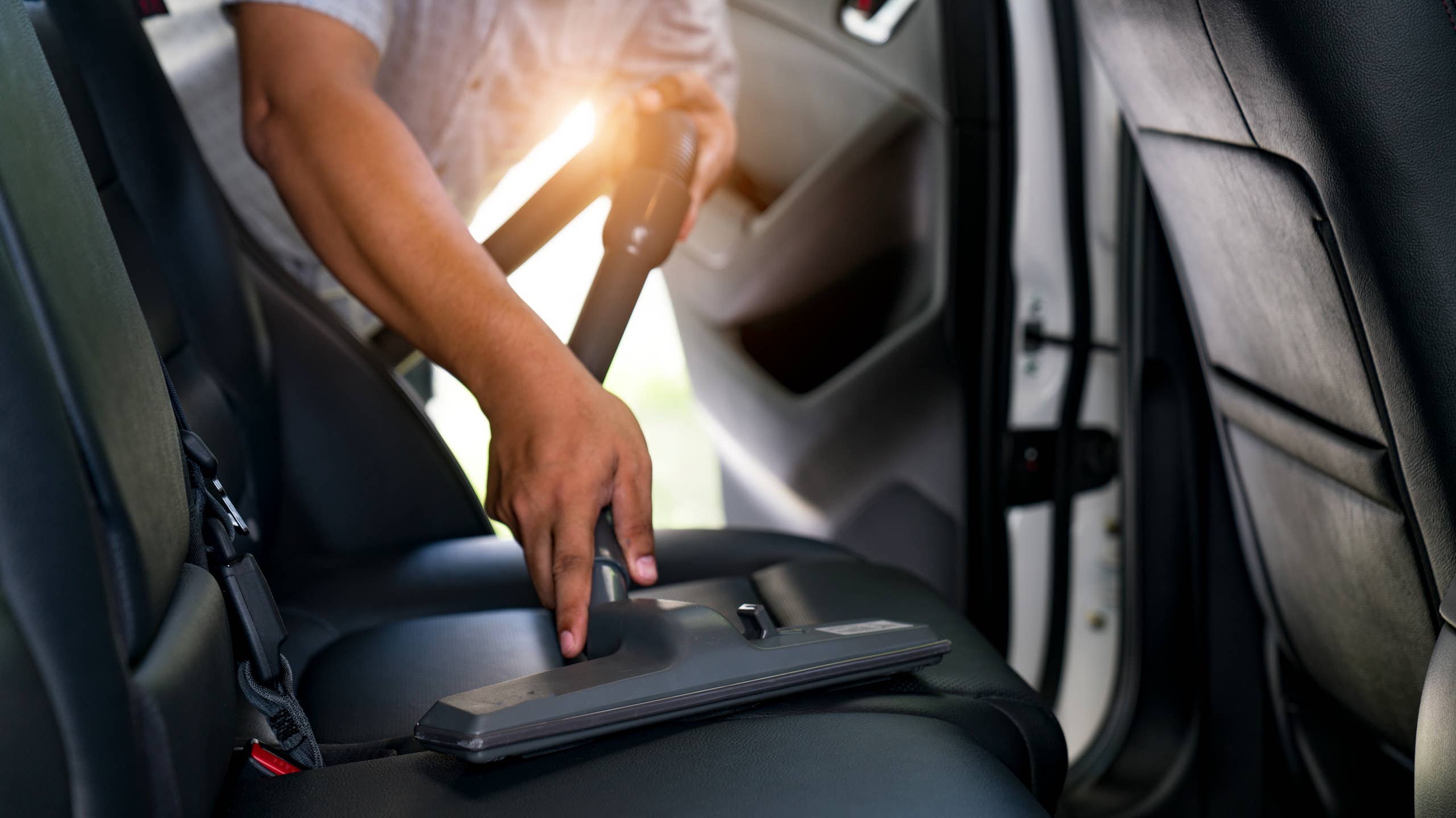 Prepare the vehicle before cleaning