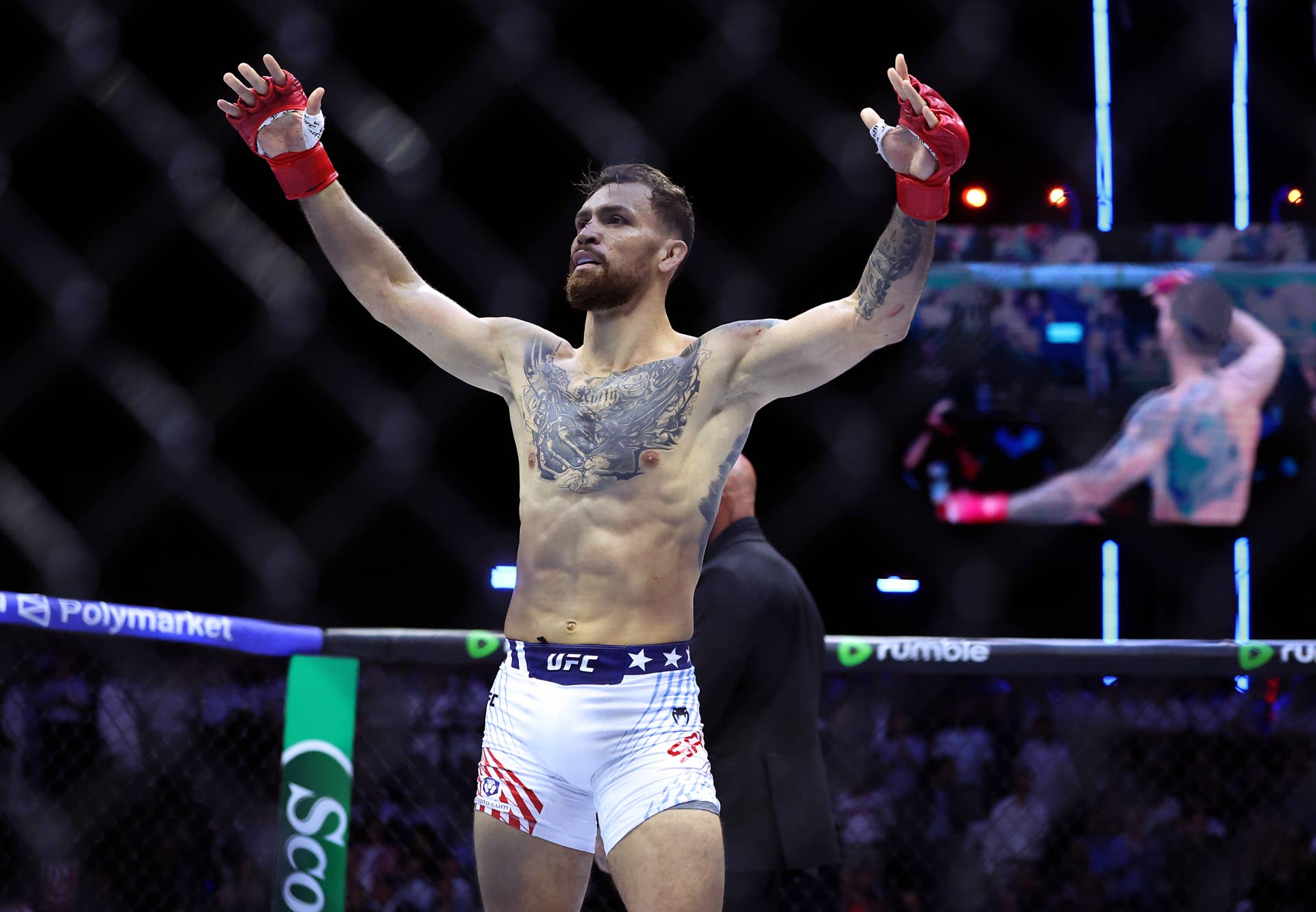 WATCH: Mauricio Ruffy Proposes to Girlfriend Nadine at UFC Freedom 250 ...