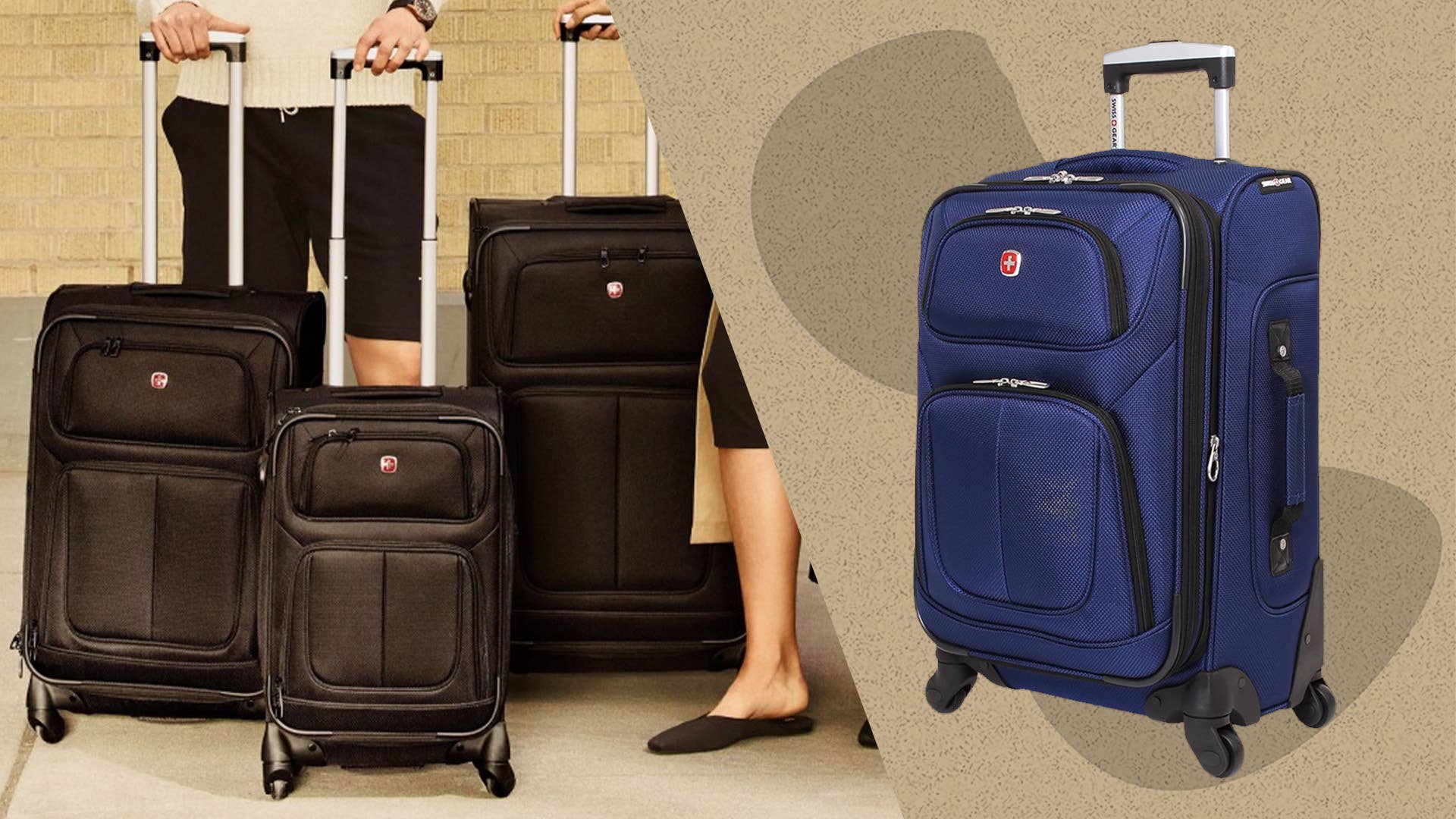 amazon men's travel bag Swissgear's Sion Carry-on Spinner Bag Is 40% Off on Amazon