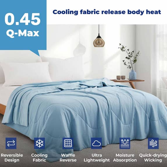 Peace Nest Cooling Waffle Blanket&comma; Full&sol;Queen&comma; &dollar;58 &lpar;was &dollar;72&rpar;