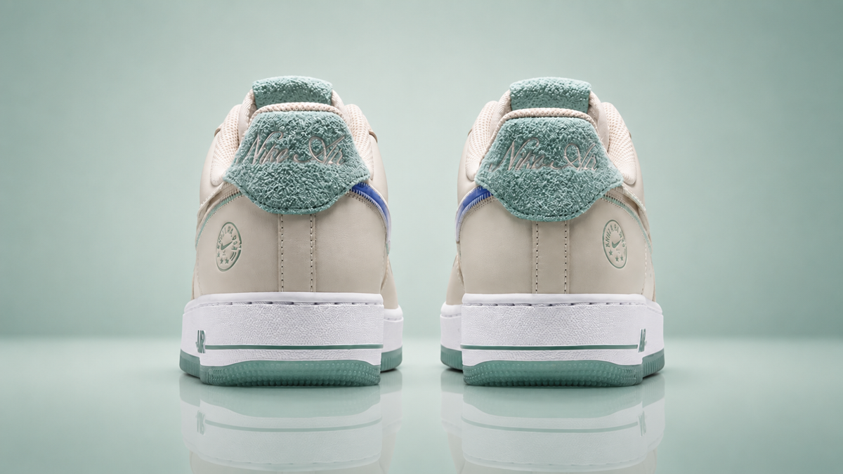 Nike's Philly Air Force 1 Has Two Different Swooshes and a Fuzzy Teal Tongue