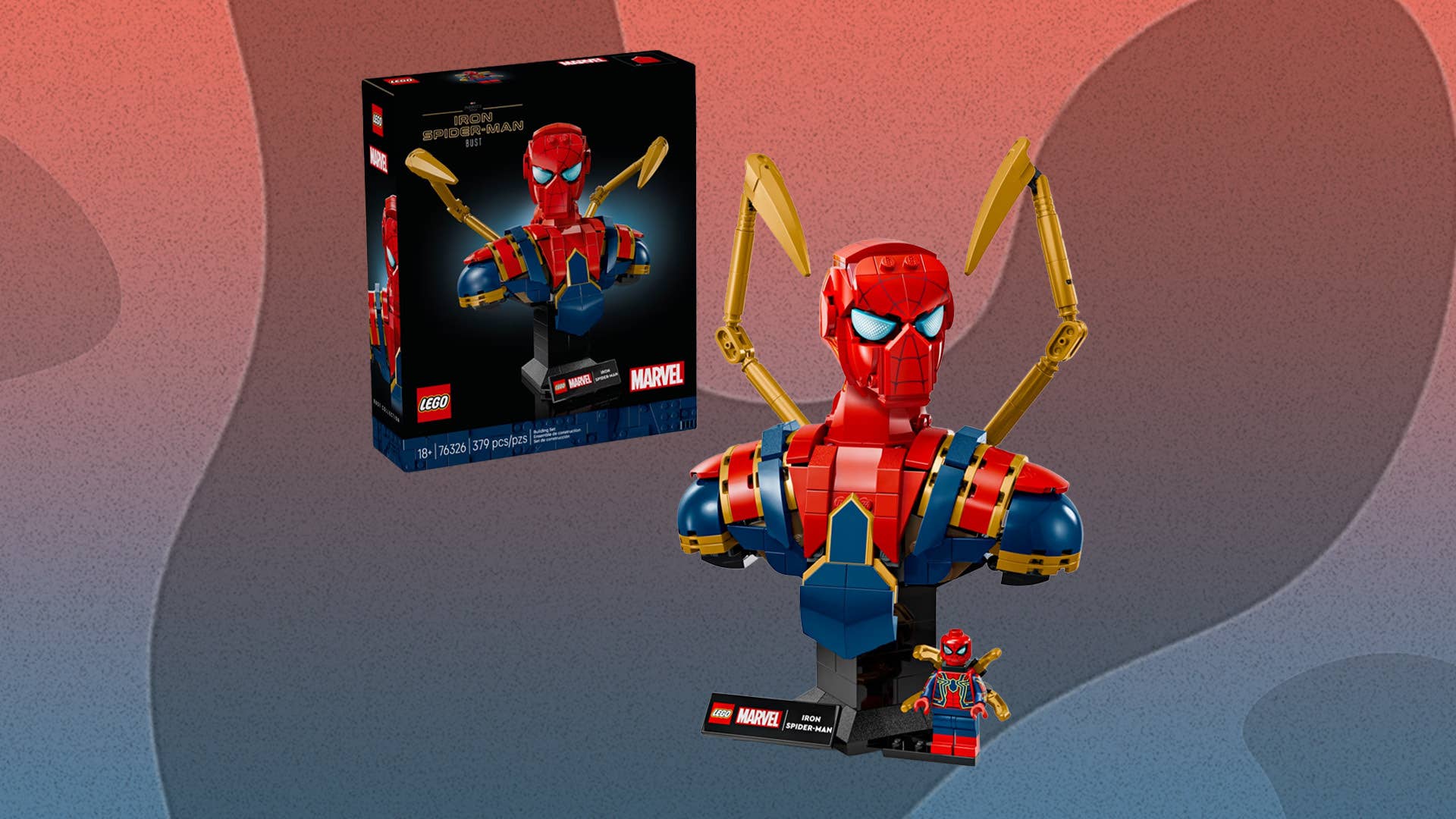 Journal Photo Fun Lego’s $48 Spider-Man Bust Honors the Iron Spider Suit - Men's Journal