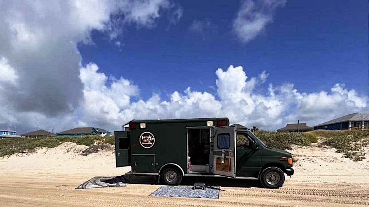 This $17,300 Ford Ambulance Is Now A 7.3-Liter Diesel Camper