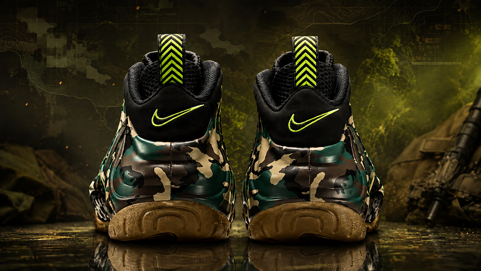 Nike Air Foamposite Pro 'Green Camo': Release Date & Price - Men's