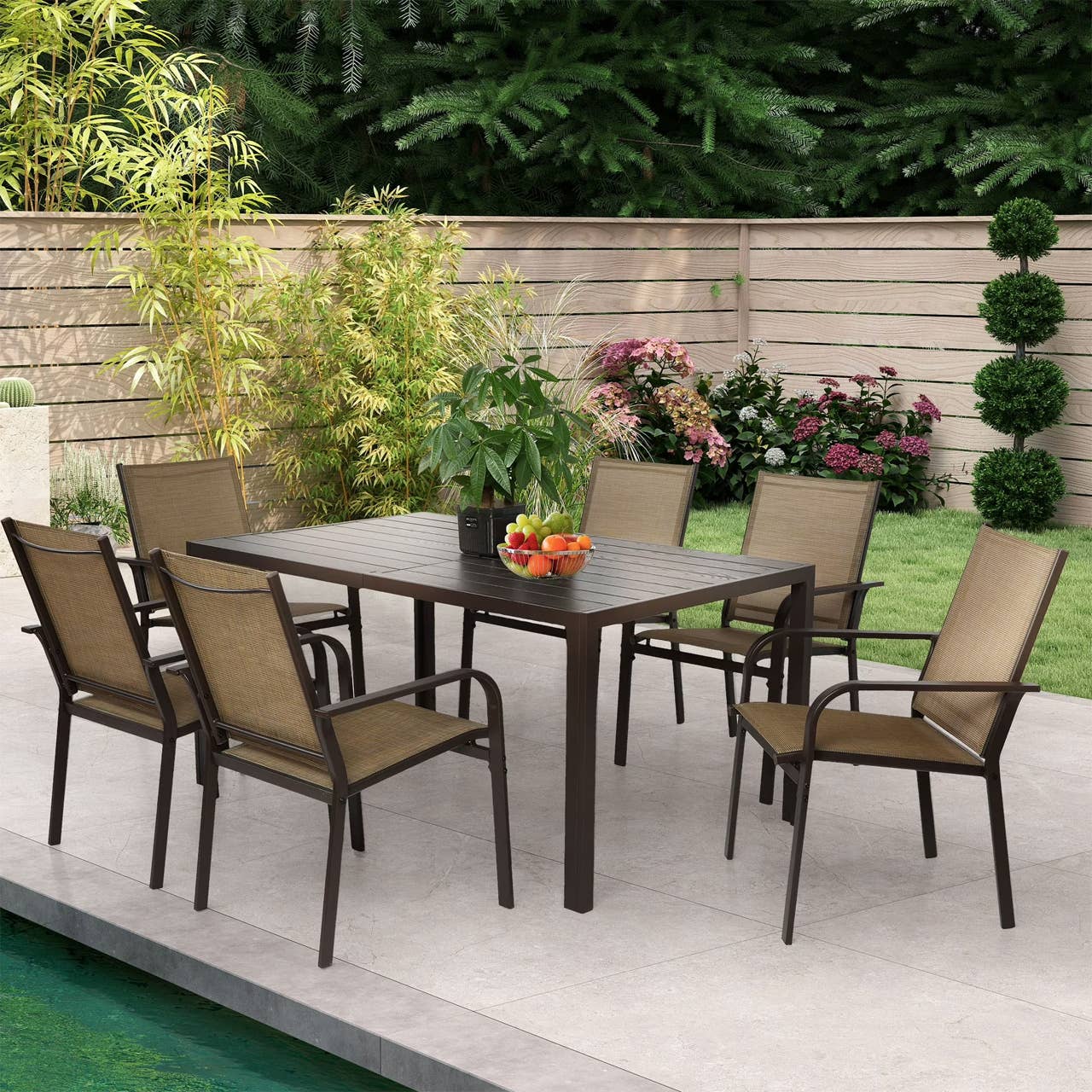 Segmart 7-Piece Outdoor Dining Set, $243 (was $500)