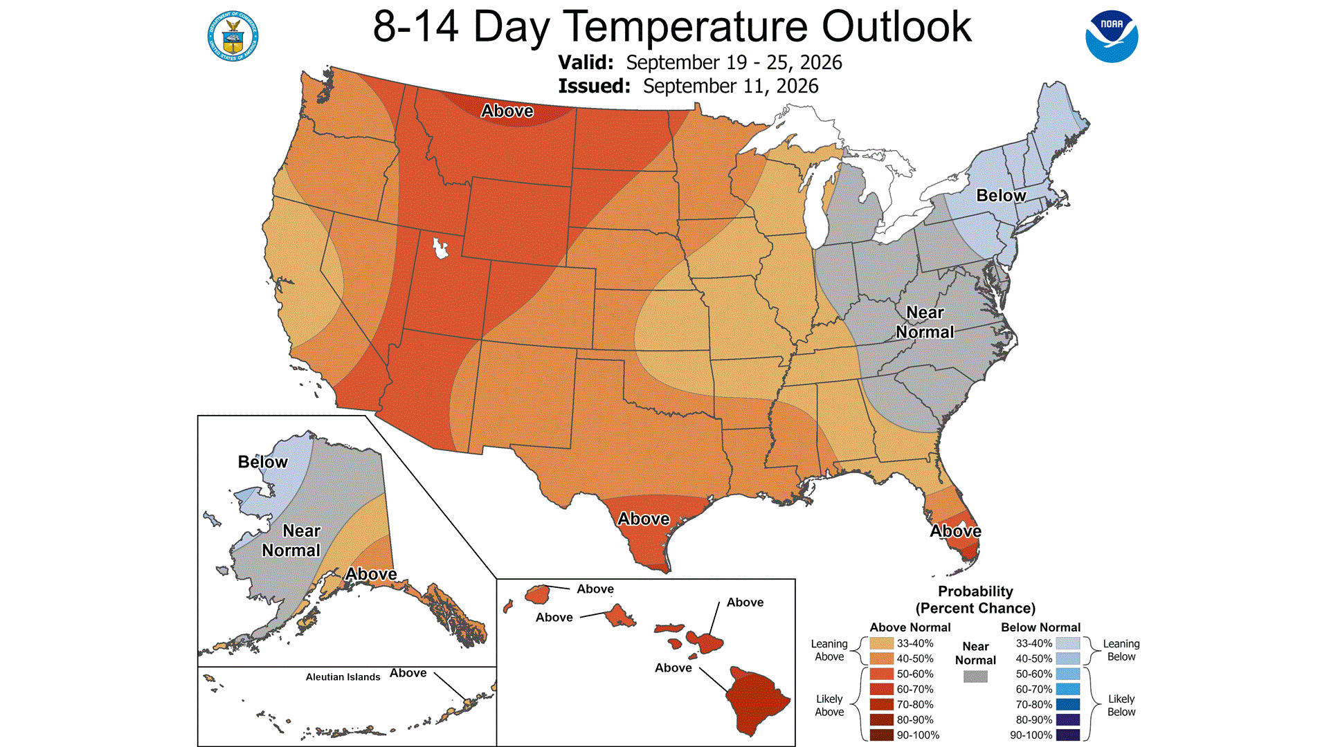 New Map Shows September Weather in Every US State as Cold Air Moves In