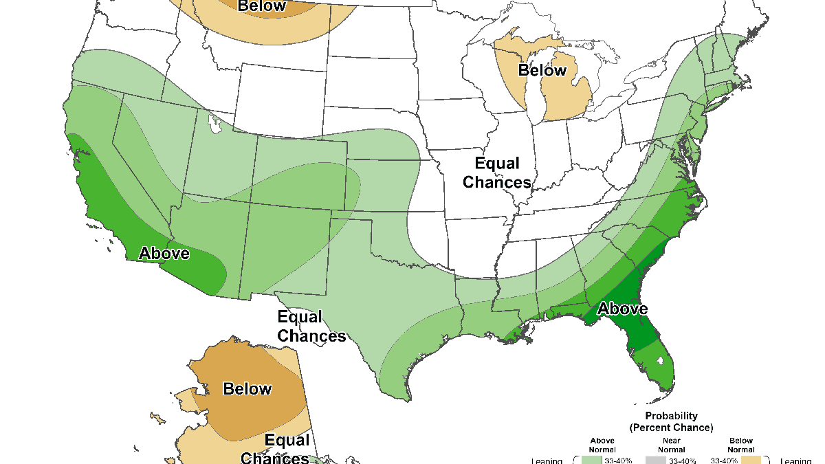 NOAA Map Shows States Bracing for 'Big Snow'