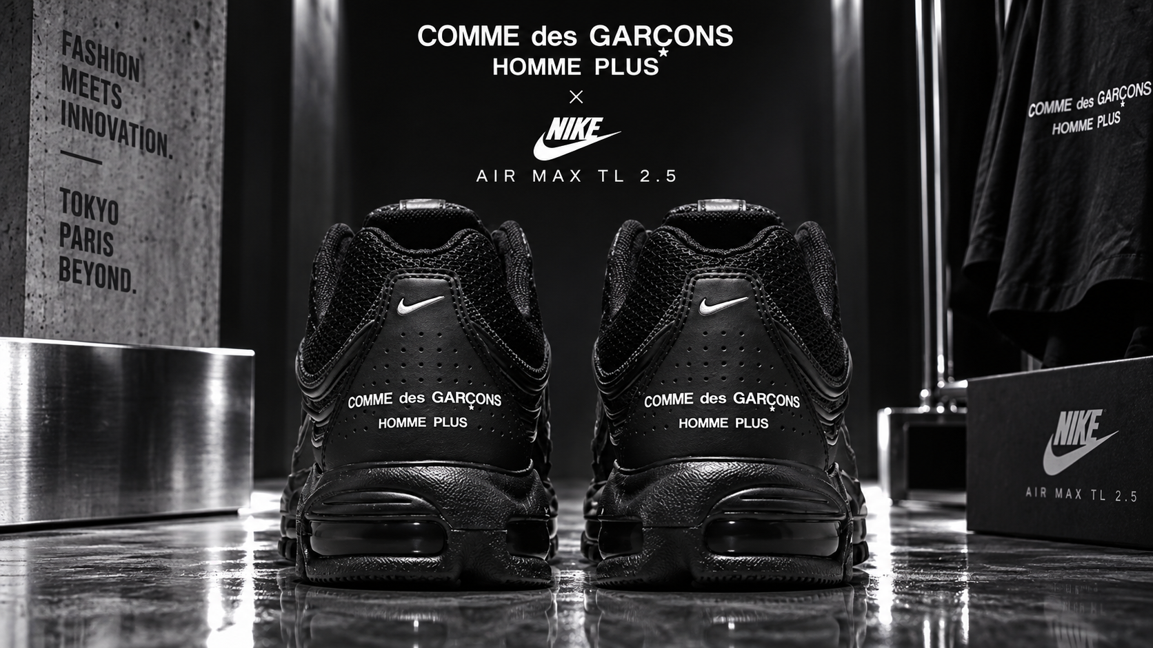 Post Journal Air Max TL 2.5 'CDG Black': Prices, History and Where to Buy - Men's ...