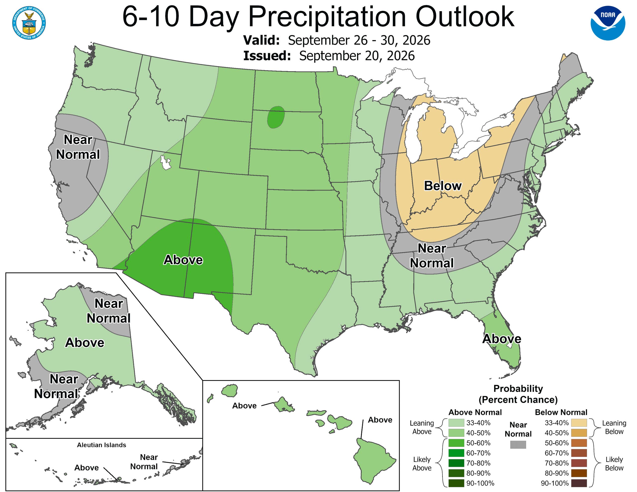 New NOAA Map Shows Snow, Rain Through the Final Stretch of September ...