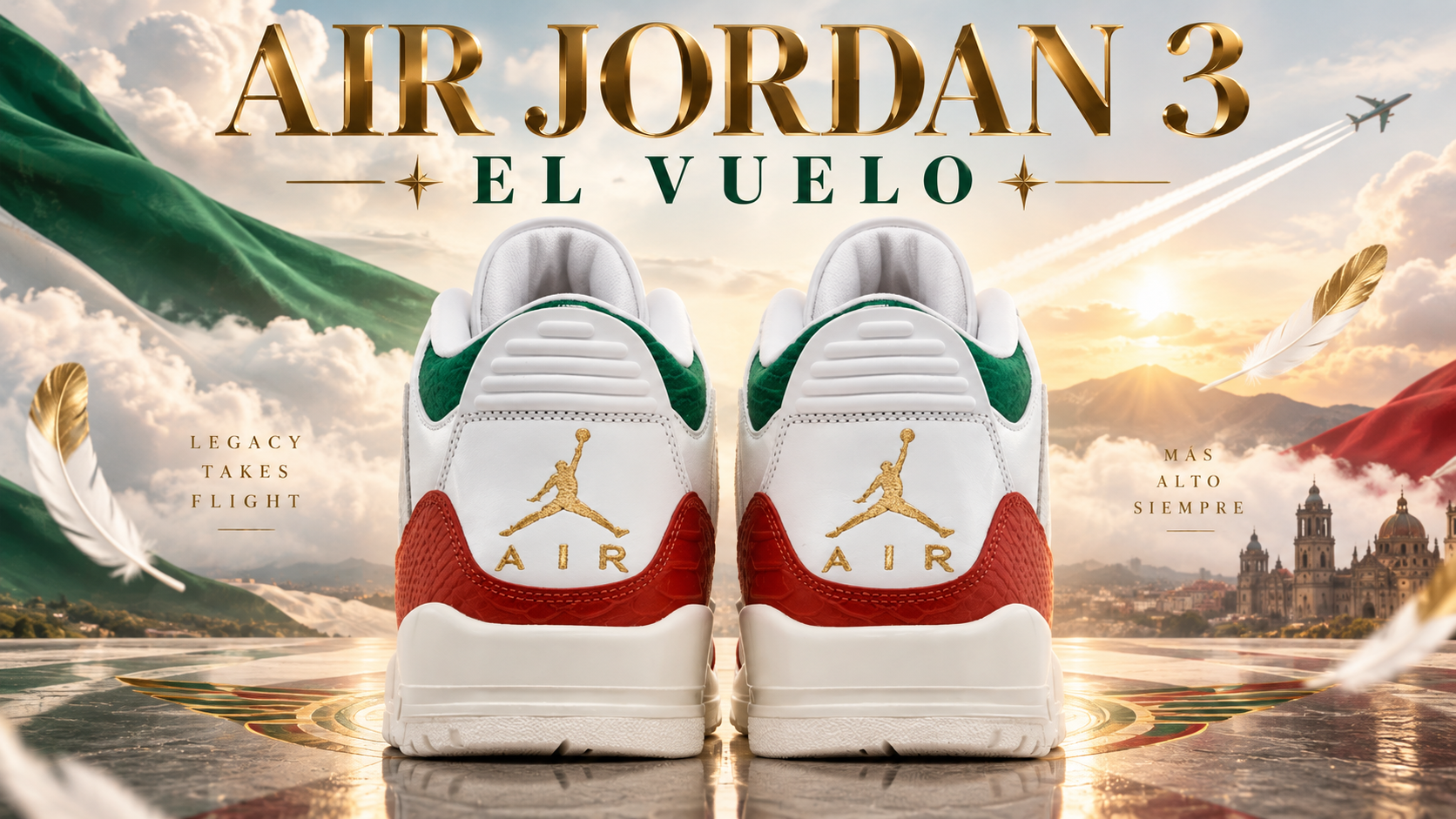 Air Jordan 3 ‘El Vuelo’ Summit White Leather, Dragon Red Details, Below-Retail Prices: Where to Buy Now