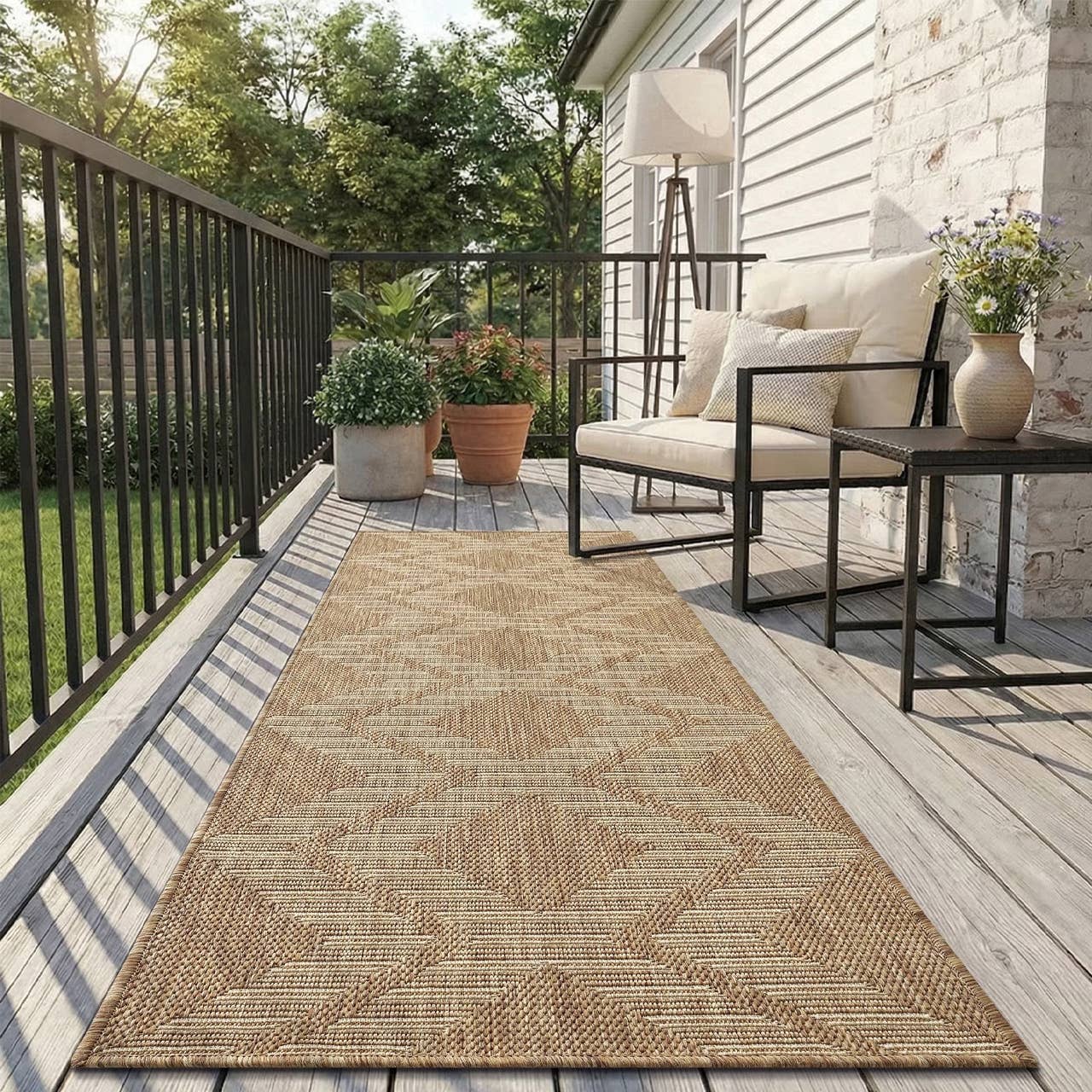 Just Rug Modern Walmart Is Selling a Modern Outdoor Rug for Just $27 - Men's Journal