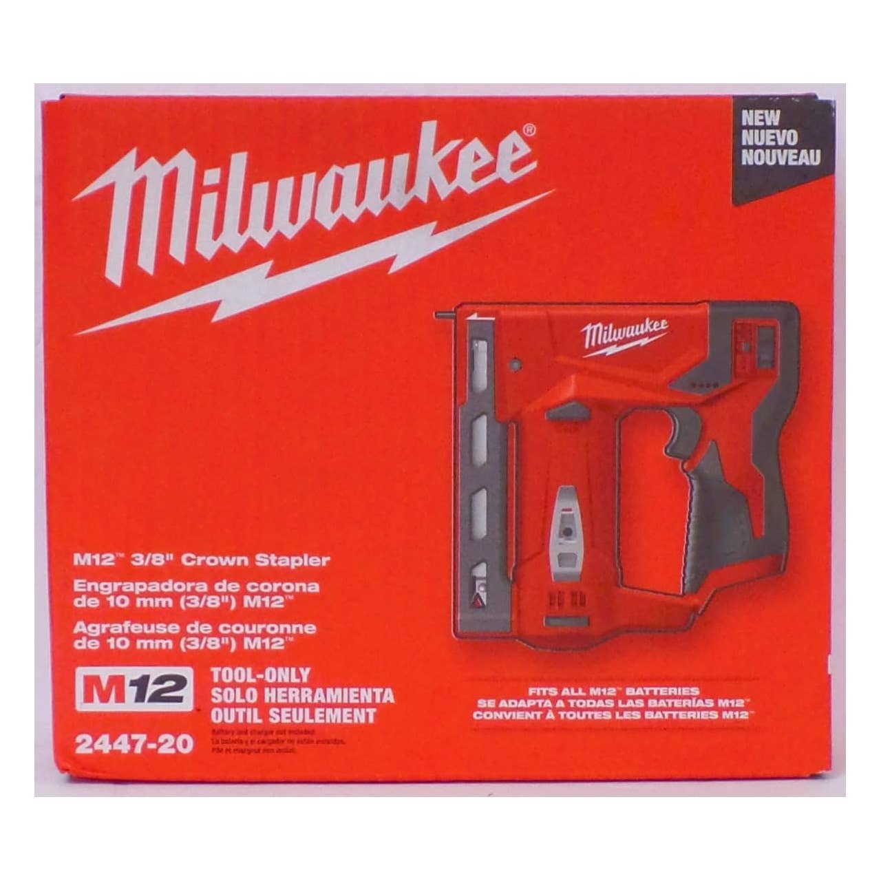 Milwaukee M12 Crown Stapler, $99 (was $138)