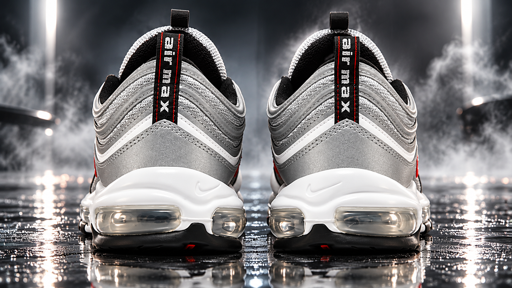 Nike Air Max 97 ‘Silver Bullet’ - Water Ripple Design, Mountain Bike Chrome, Bullet Train Myth: Where to Buy