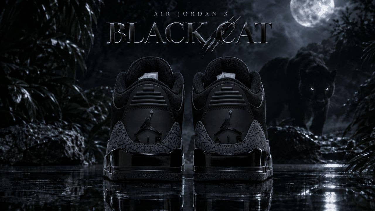 Air Jordan 3 'Black Cat': Prices, History and Where to Buy - Men's