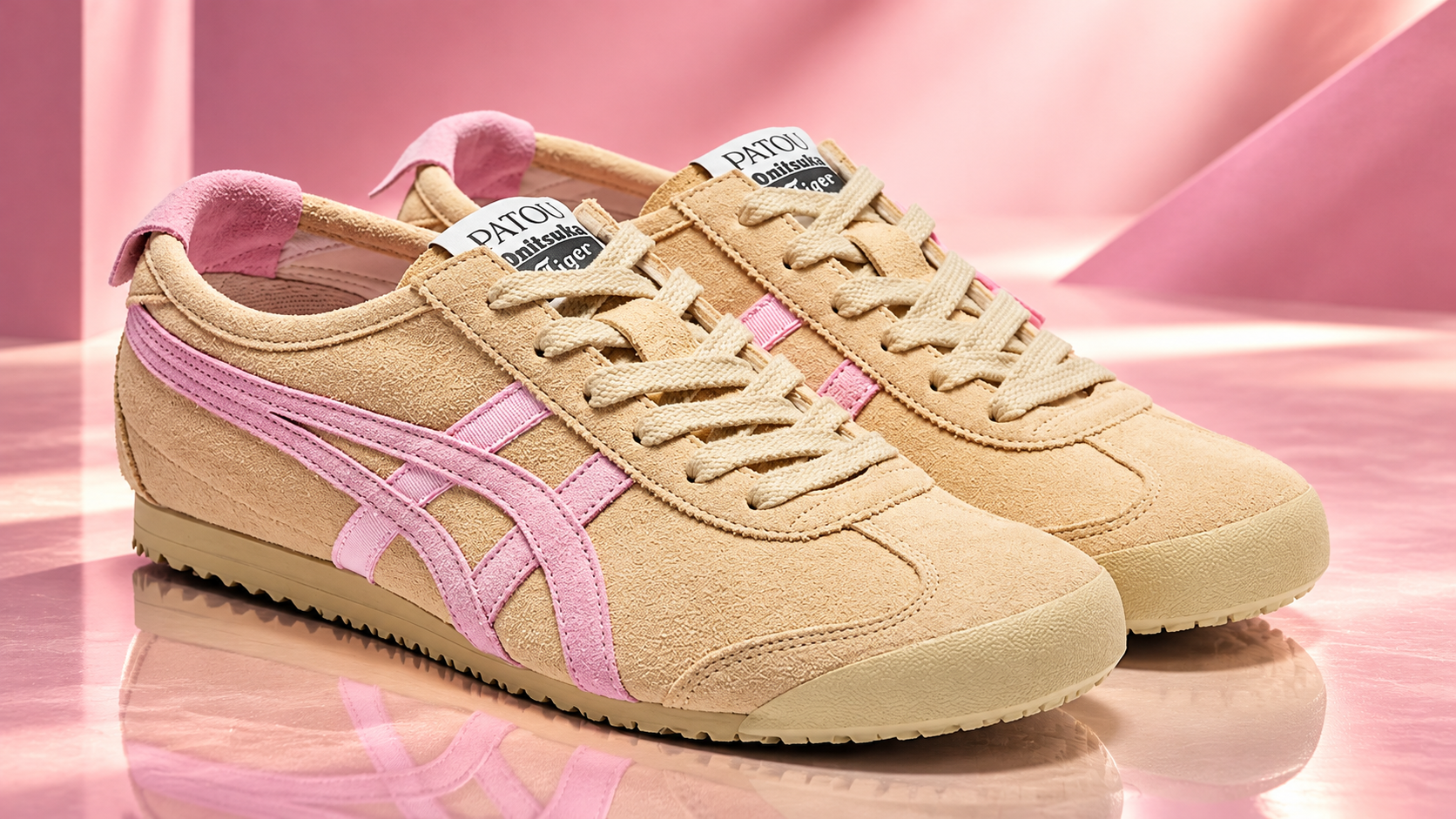 Onitsuka Tiger x PATOU Mexico 66 'Putty Cotton Candy': Price