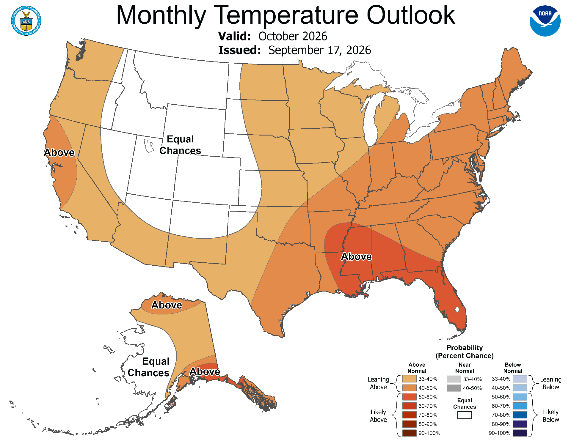 New Map Shows October Weather in Every US State as Cold Air Moves In ...