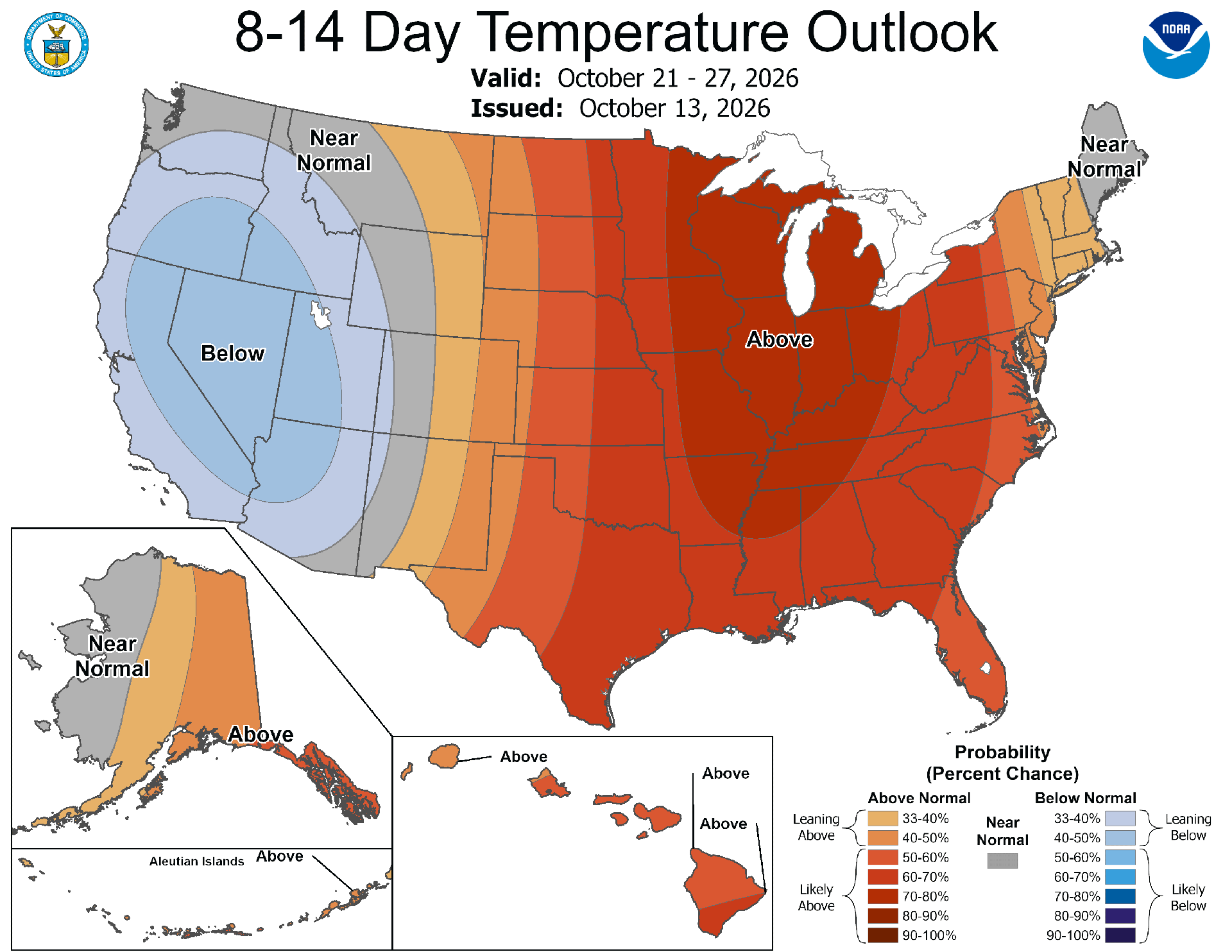 NOAA Map Shows US States Where Winter Weather is Finally Arriving