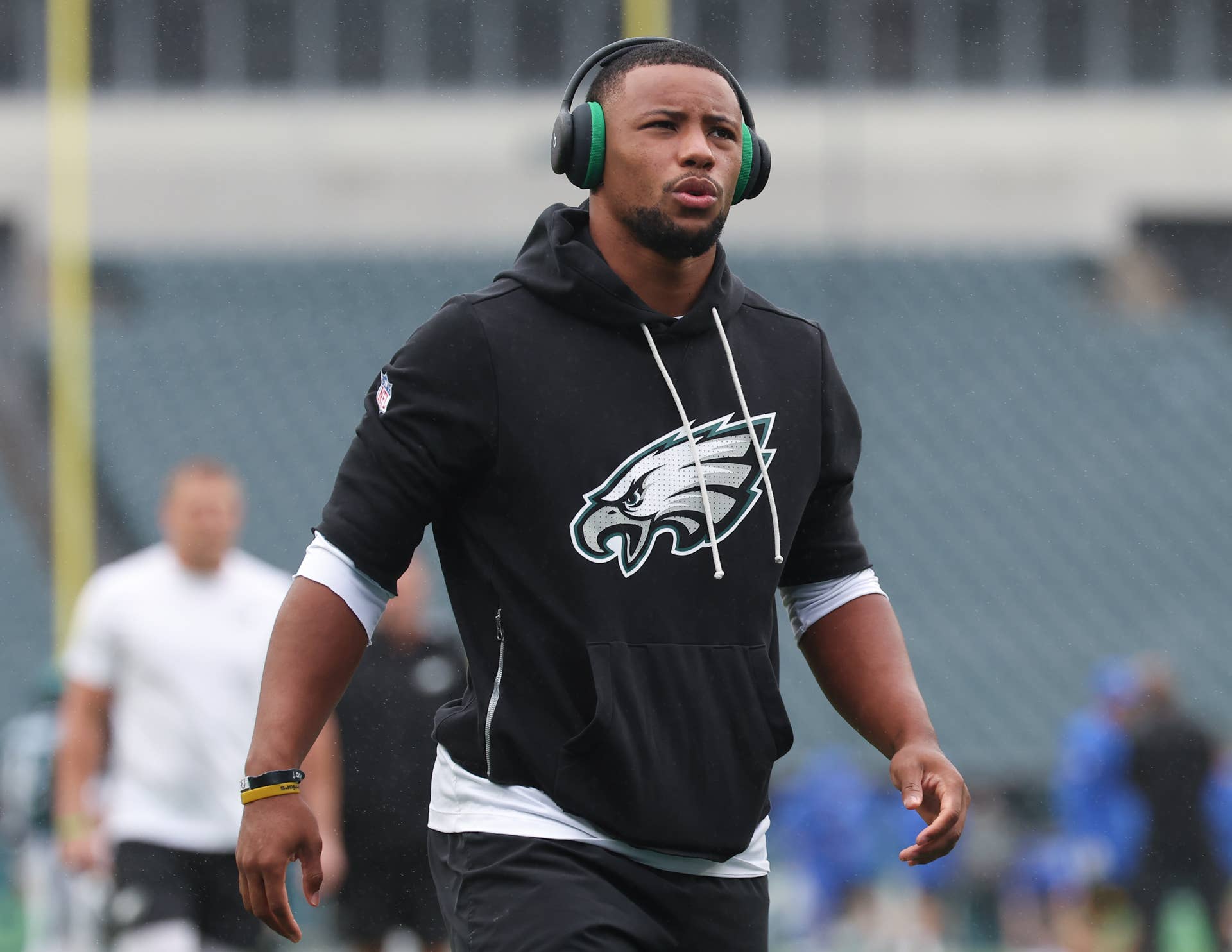 Saquon Barkley Shows Off His New 97-Piece Luxury Watch, But Fans Say It's 'Not the Time'