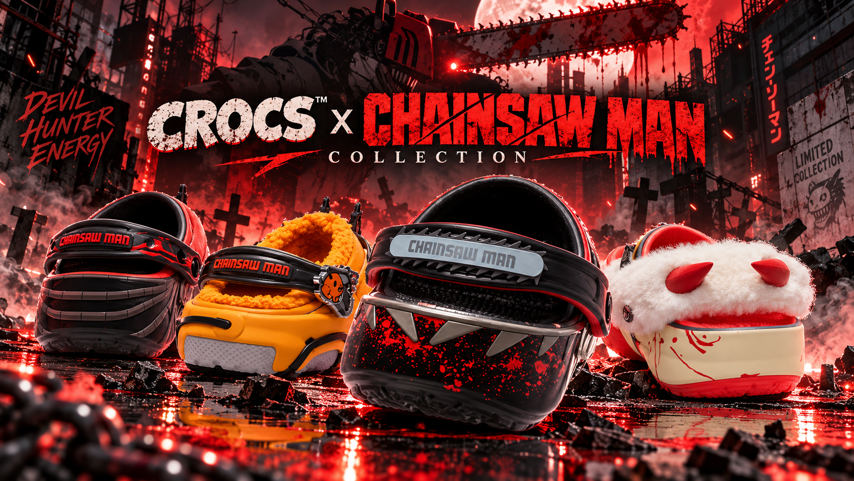Chainsaw Man Crocs: Release Date, Price and Where to Buy