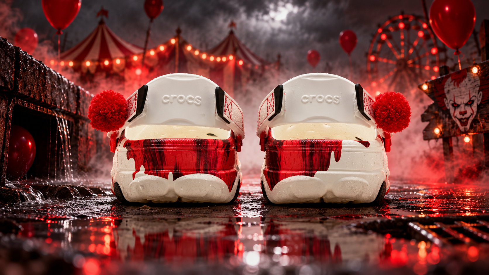 IT x Crocs ‘Pennywise’ — Red Balloon, Georgie’s Boat, ‘I Heart Derry’ Charm: Where to Buy