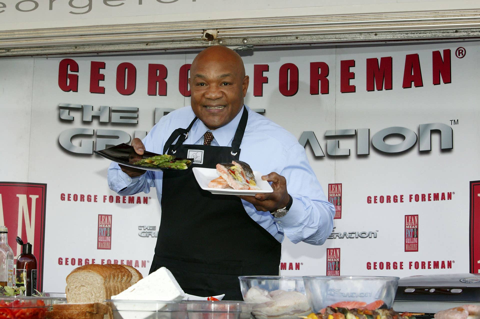 George Foreman first said ‘No way’ to putting his name on a fat-draining grill; five years after it launched, the company paid him $137.5 million for the rights to his name
