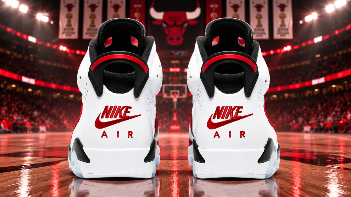 2027-ci ildə MJ-nin Bulls dövrü Air Jordan 6 'Carmine' haradan almaq olar