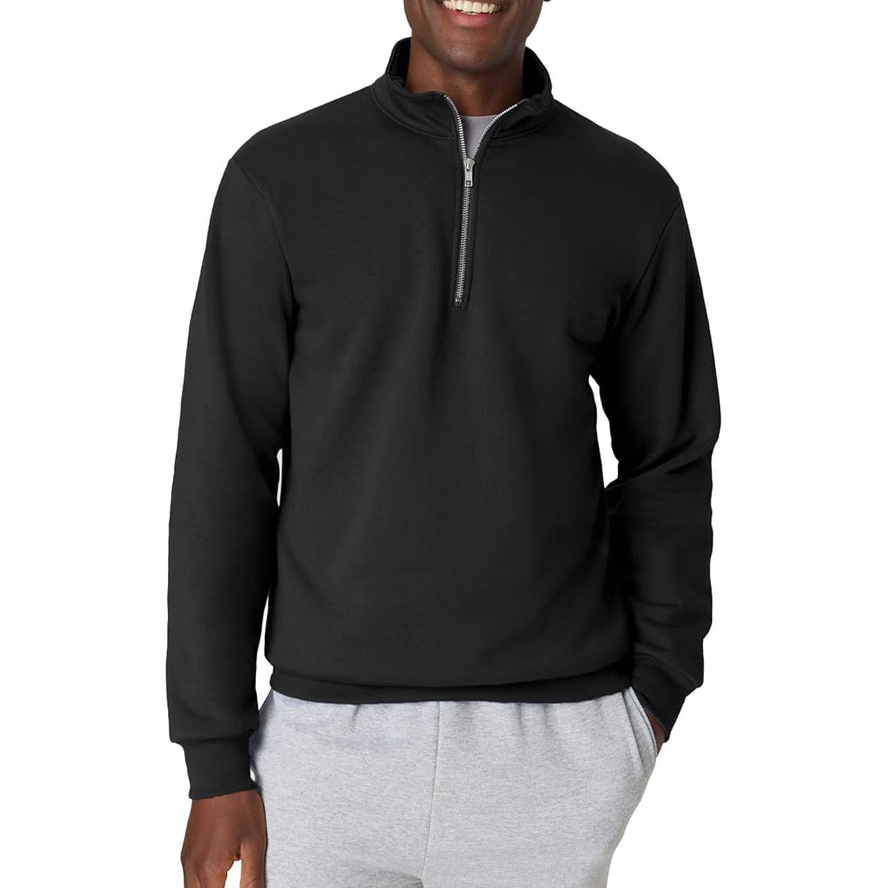 Amazon Is Selling Hanes’ Cozy Midweight Quarter-Zip Sweatshirts for as Low as $14
