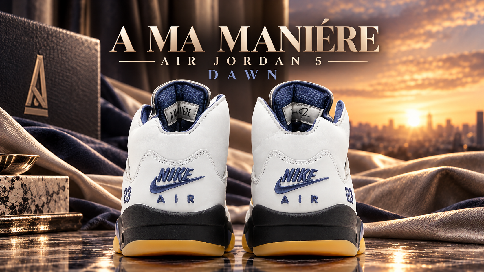 Air Jordan 5 'Dawn': A Ma Maniére-in lüks ayaqqabısını 135 dollara harada almaq olar