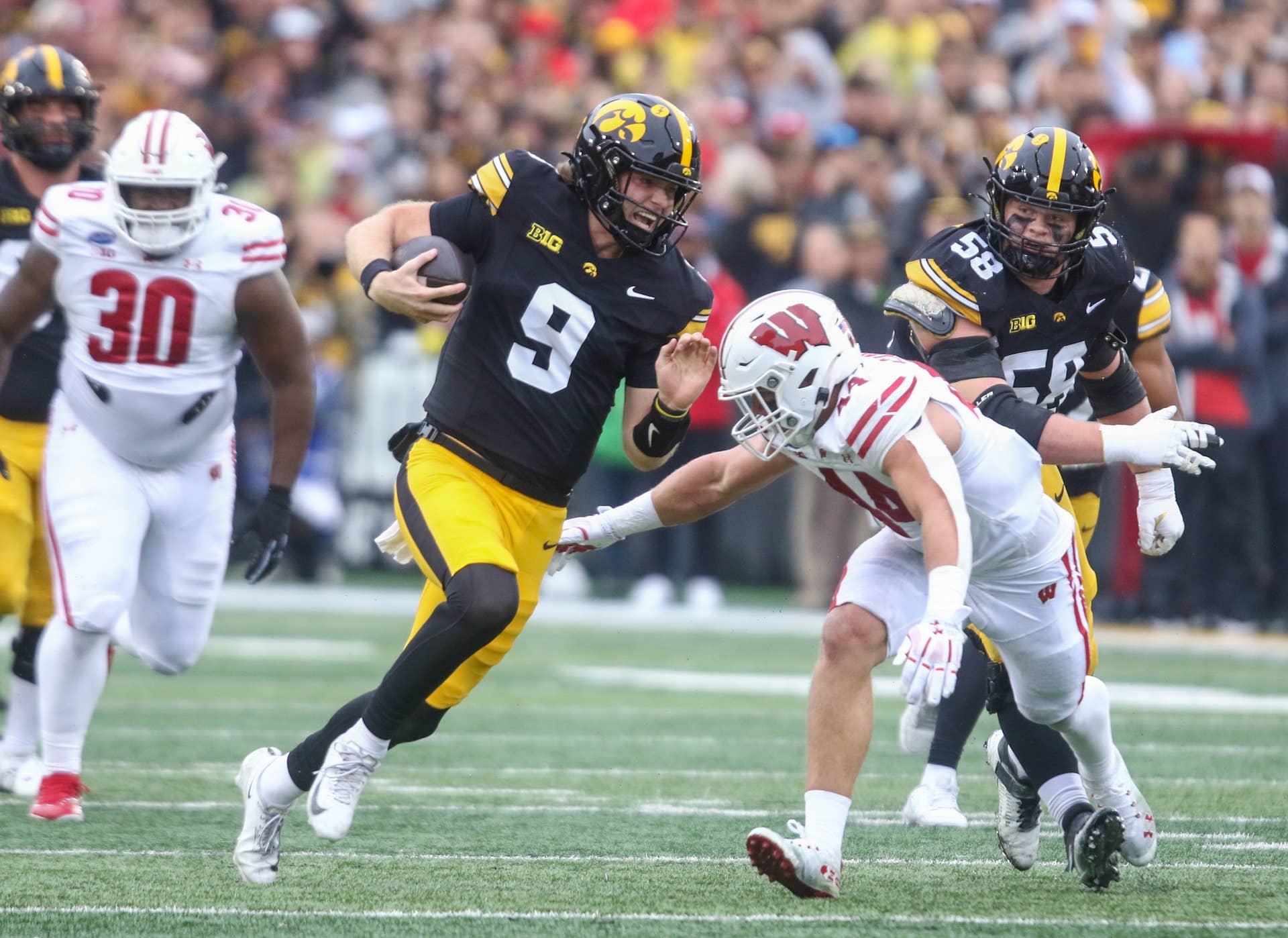Iowa Hands No. 25 Wisconsin a Crushing Defeat