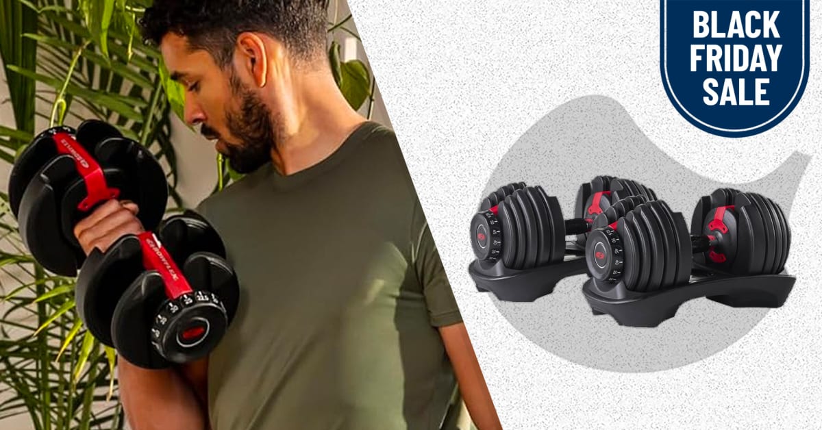 This Bowflex Dumbbell Set Is Under 300 for Black Friday Men's Journal