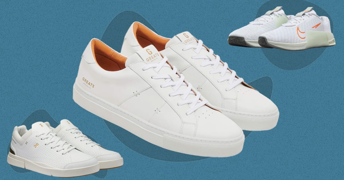 How to Wear White Sneakers for Men (& the Best Brands to Buy) | White  sneakers outfit, Mens business casual outfits, Mens fashion casual outfits