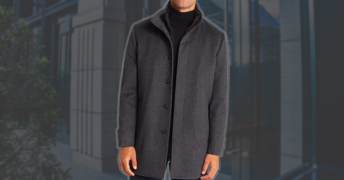 Nordstrom’s Hudson Wool Car Coat Is Now Over 50 Off Men's Journal