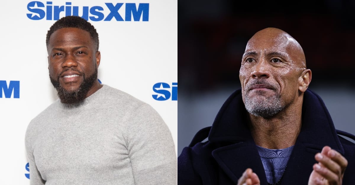 Why Kevin Hart Doesn T Want Dwayne Johnson In His Heist Crew Why Kevin Hart Doesn T Want Dwayne Johnson In His Heist Crew