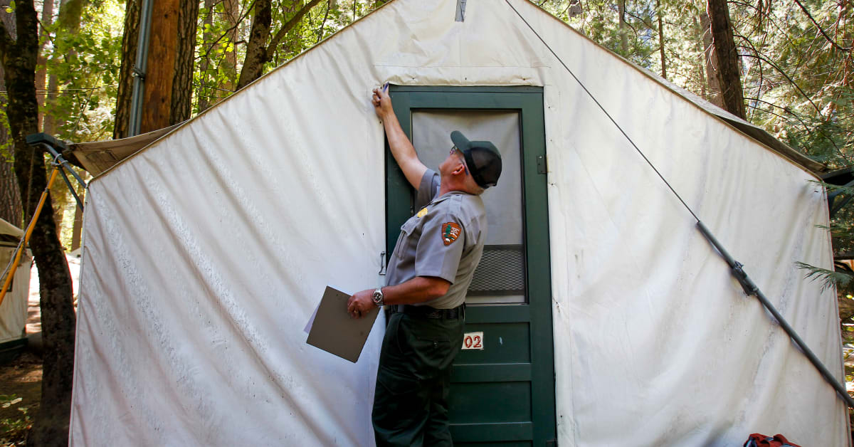 Rare Virus That Killed Gene Hackman 39 s - Glenn Dean A National Parks Occupational Safety And Health Specialist Inspects Tent Cabins For Mice Entry Points At Curry Village At Yosemite National Park On Tuesday August 28 2012 Four People Have B 
