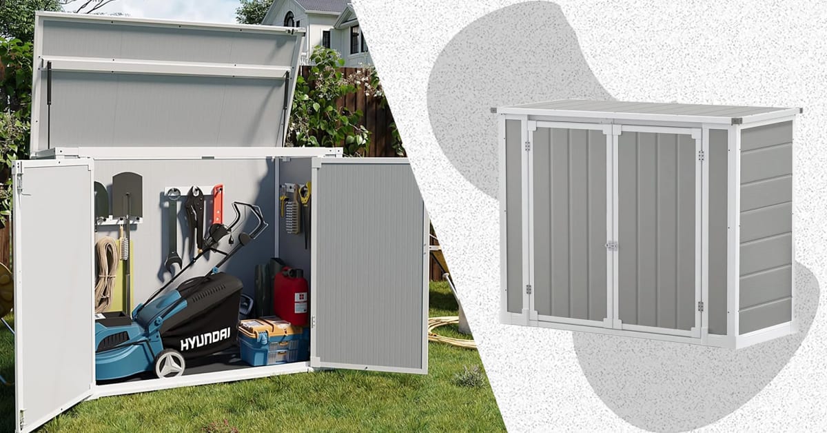 Walmart Is Selling a 475 Waterproof Patio Shed for 189 Men's Journal