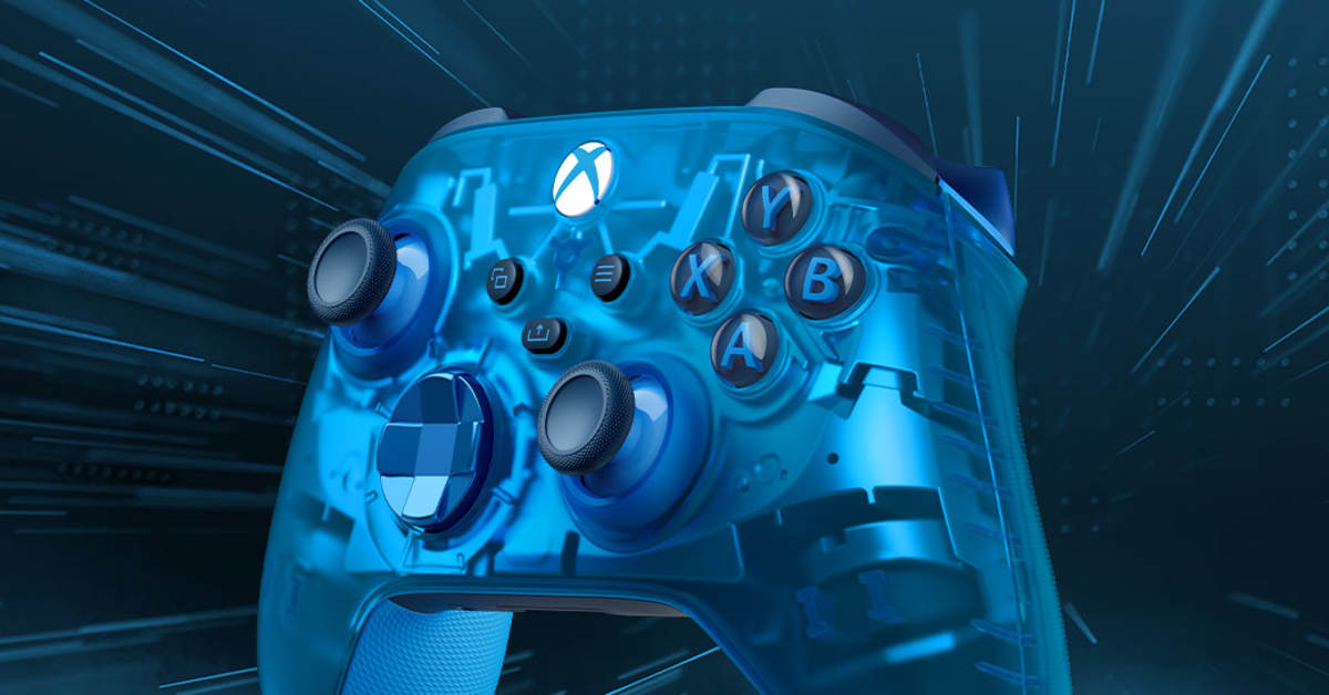does the sky cipher xbox controller light up