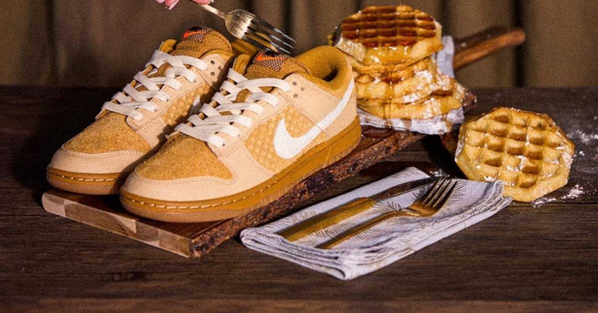 This Artist Designed Nike Air Sneakers With Cabbage & Bread