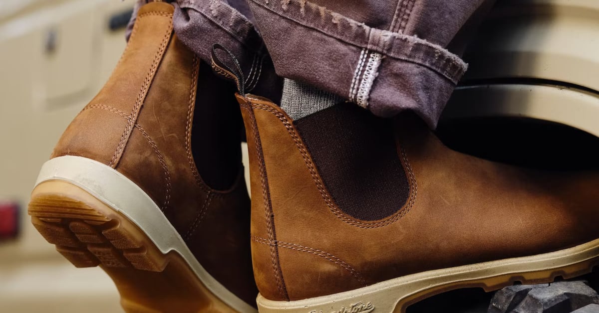 Men's pull on work boots sale discount