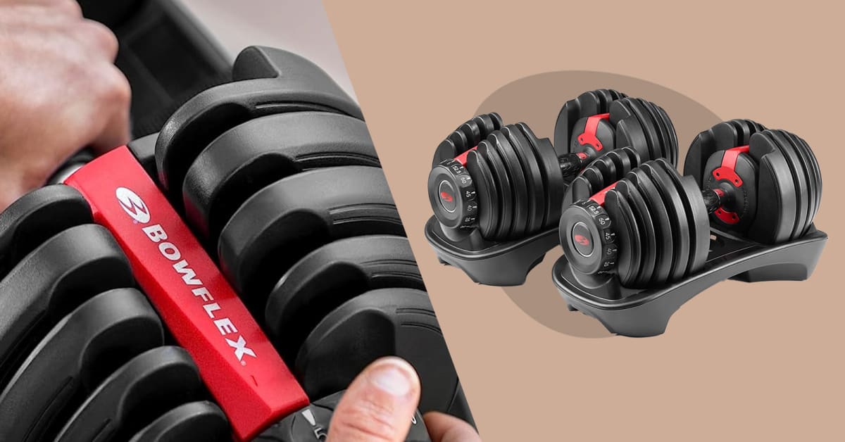 Used bowflex adjustable dumbbells sales