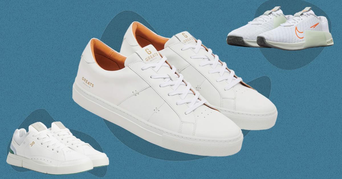 Cheap white top slip on sneakers