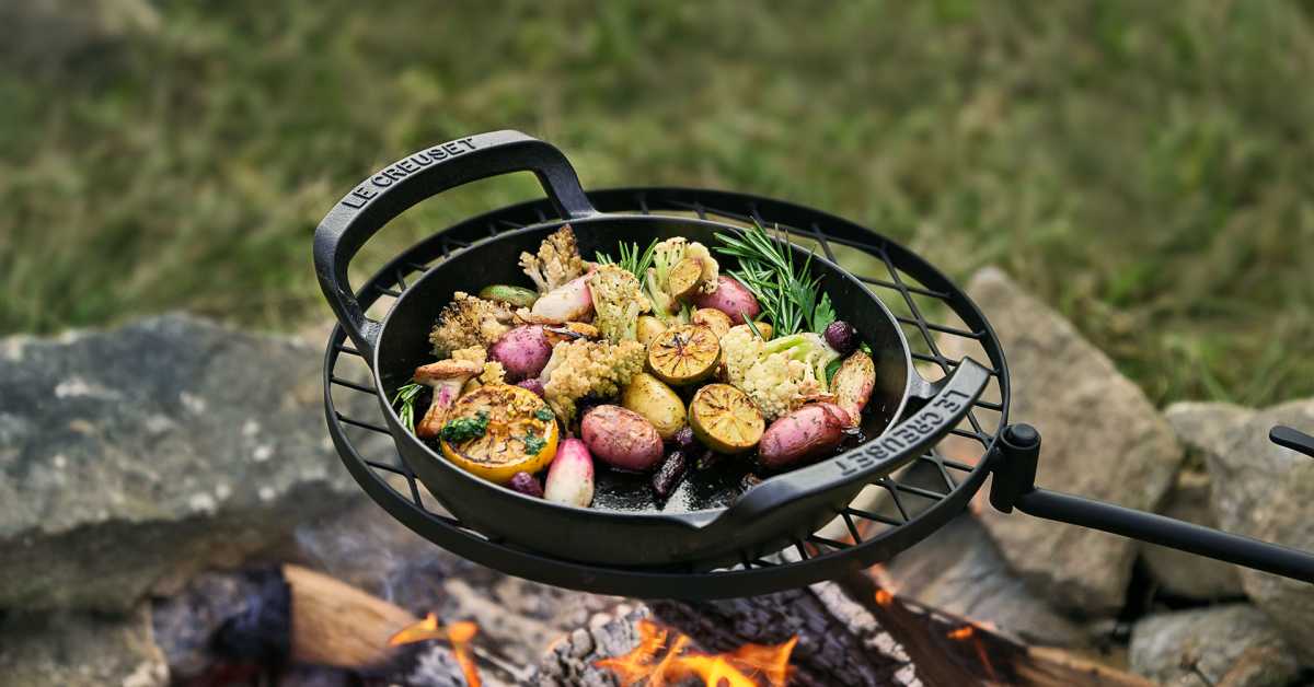 Three Pieces of Campfire Safe and Grill Safe Cookware Men s Journal Home Living Handbook