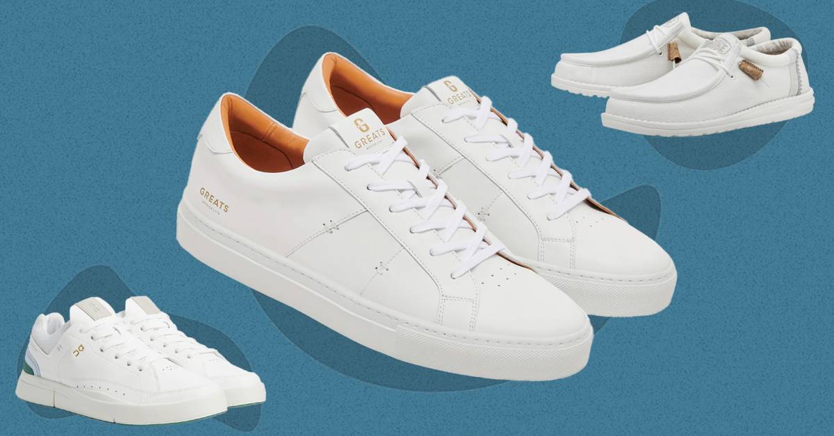 New trending white shoes on sale