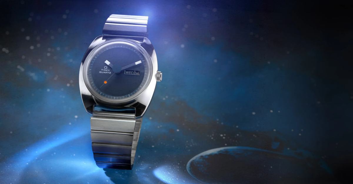 Timex s Coolest New Watch Is the Q Timex 1975 Enigma Reissue Men s Journal