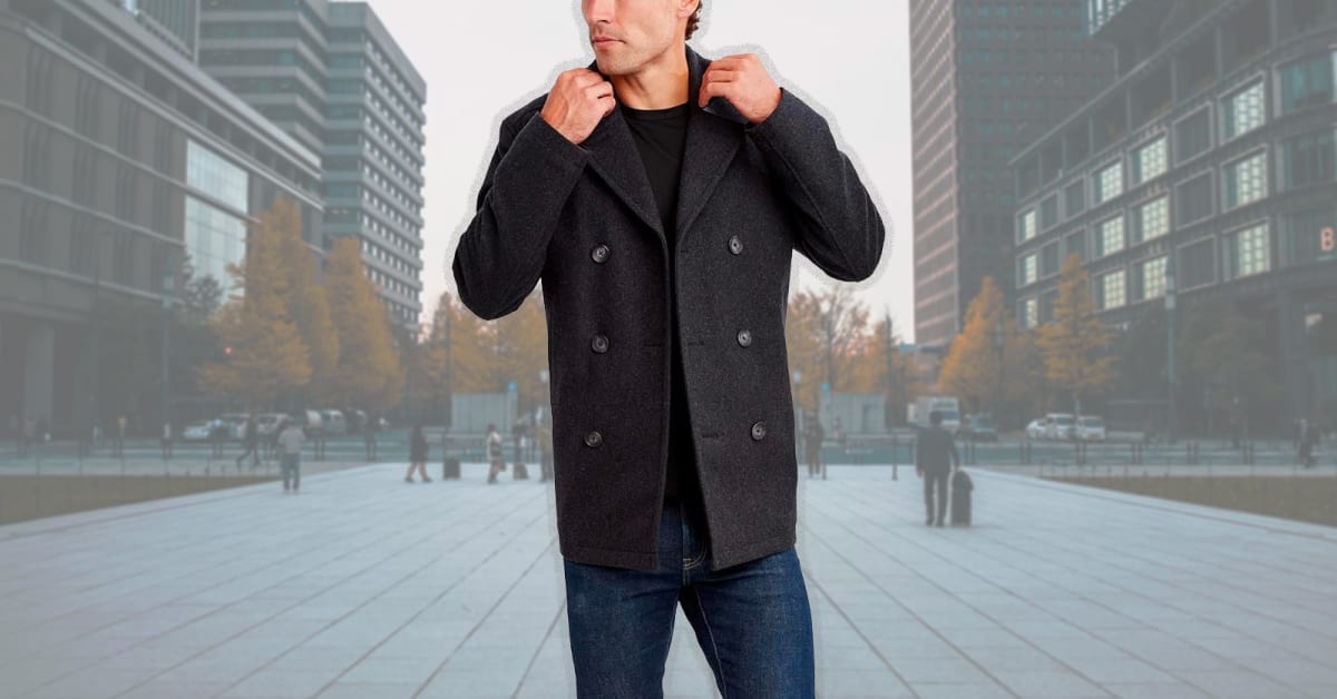 Nautical peacoat top