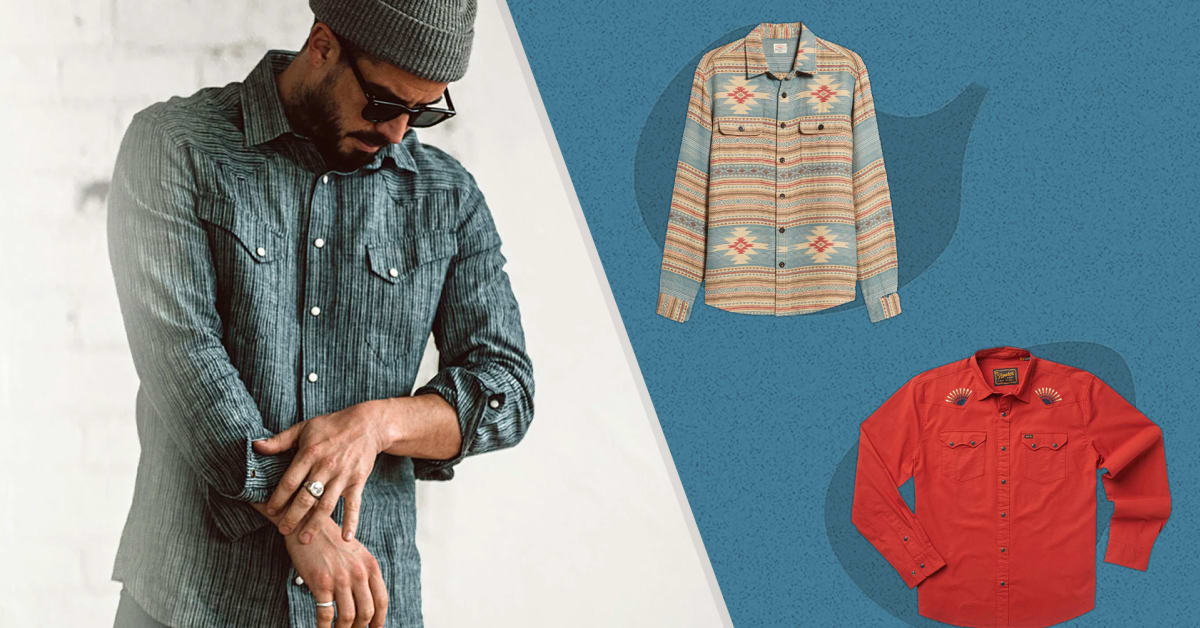 Mens western shirts cheap online